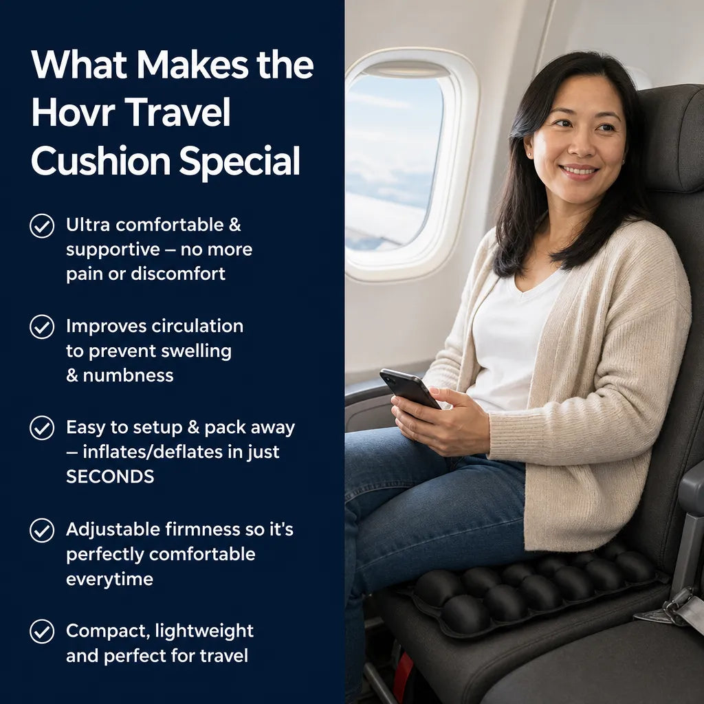 x4 Hovr Travel Cushion